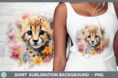 Boho Baby Cheetah Shirt Sublimation Sublimation Background D Product Image 1