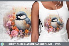 Boho Baby Chickadee Shirt Sublimation Sublimation Background Product Image 1