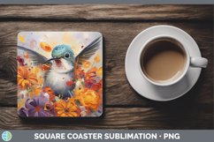 GorgeousBoho Baby Square Coaster design.