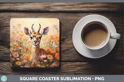GorgeousBoho Baby Square Coaster design.