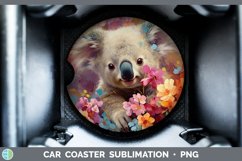 GorgeousBoho Baby Car Coaster design.