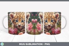 Boho Baby Leopard Mug Wrap Sublimation Coffee Cup Designs Product Image 1