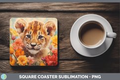 GorgeousBoho Baby Square Coaster design.