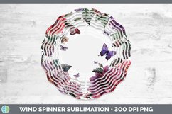 GorgeousAdd a Name Flowers Wind Spinner design.