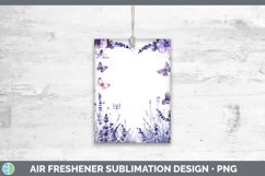Add a Name Flowers Lavender Air Freshener Sublimation Car Fr Product Image 1