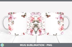 Add a Name Flowers Orchid Mug Wrap Sublimation Coffee Cup De Product Image 1