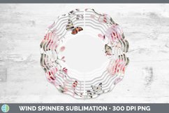 Add a Name Flowers Orchid Wind Spinner Sublimation Spinner D Product Image 1