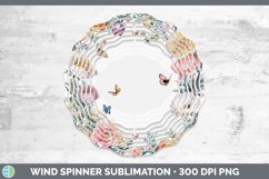 GorgeousAdd a Name Flowers Wind Spinner design.