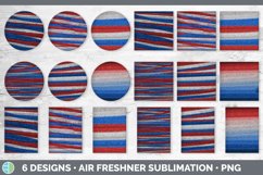 Patriotic Air Freshener | 4th of July Sublimation Designs Product Image 2