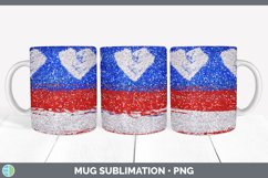 Flag Patriotic Mug Sublimation | 4th of July Coffee Cup Product Image 4