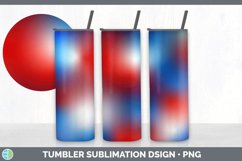 Ombre Patriotic Tumbler | 4th of July Sublimation Bundle Product Image 3