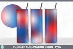 Ombre Patriotic Tumbler | 4th of July Sublimation Bundle Product Image 5