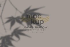 Leaves Shadow Overlay Effect Mockup Product Image 1