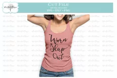Worn Slap Out Southern Saying - SVG DXF PNG Product Image 2