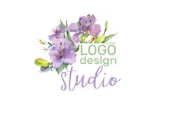 logo pink and purple hibiscus Watercolor png Product Image 4