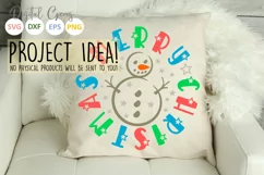 Merry Christmas, Snowman SVG / EPS / DXF / PNG Files Product Image 5