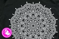 Mandala svg Indian Yoga Lotus flower Meditation art T shirt Product Image 2