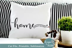 Our home is where my heart is SVG, Sublimation, Printable Product Image 3