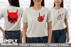 Spooky Halloween Sublimation & Stickers Png Product Image 3