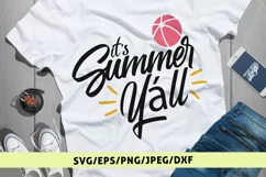 It's Summer Yáll - Summer SVG EPS DXF PNG Cutting Files Product Image 1