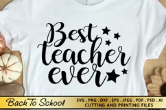 Teacher SVG PNG EPS DXF Files for Cutting and Printing Product Image 1