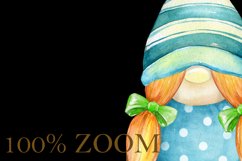 Christmas Gnome Clipart. Watercolor Scandinavian cute gnomes Product Image 6