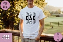 Dad stacked word| vinyl cutting | Dad t-shirt print Product Image 6