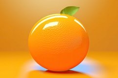3D Orange Background Product Image 1