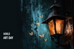 World Art Day Background Wallpaper Product Image 1