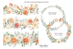 Everbloom Floral Clipart and Patterns Product Image 4