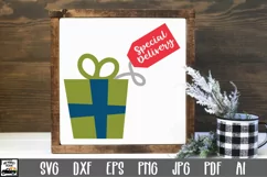Christmas SVG Cut File - Special Delivery SVG File Product Image 1