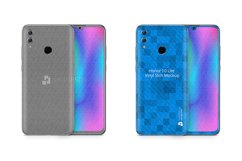 Honor 10 Lite Vinyl Skin Design Mockup 2018 Product Image 2
