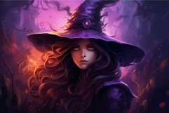 Enigmatic witch in mystic forest Product Image 1