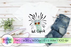 Cute Secretary Bird Print | Hot Chick | Funny Bird Design Product Image 1