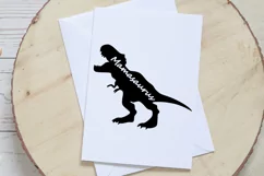 Mamasaurus svg file for cricut. Mama svg and png files. Product Image 3