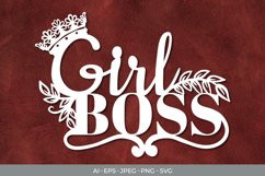 Girl Boss Papercut Product Image 1