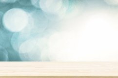 Empty wooden table | product presentation Product Image 1
