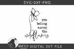 Farmhouse Sign SVG, Boho SVG, Flowers SVG Product Image 2