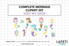 Sublimation mug designs, be a mermaid printable quote Product Image 2