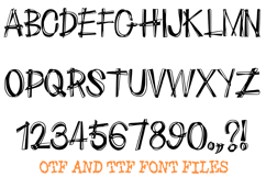 Edgy Chessboard Chequered Handwriting Alphabet Font Letters Product Image 2