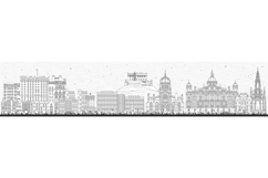 Edinburgh outline city skyline Product Image 1