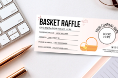 Raffle Event Ticket Printable Template Product Image 1