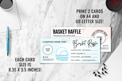 Raffle Event Ticket Printable Template Product Image 2