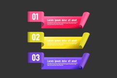 Editable color labels banner infographic template concept Product Image 2