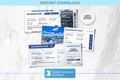 Cruise Canva Surprise Trip Ticket Editable Template Product Image 1