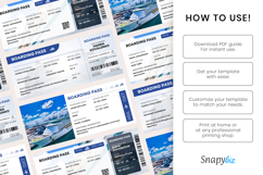 Cruise Canva Surprise Trip Ticket Editable Template Product Image 8