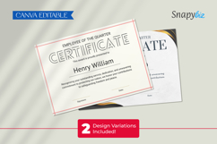Employee of the Year Appreciation Certificate Canva Template Product Image 7