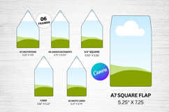Canva Envelope Liner Template for DIY Wedding Invitations Product Image 2