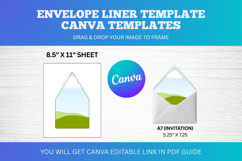 Canva Envelope Liner Template for DIY Wedding Invitations Product Image 4