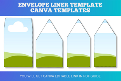 Canva Envelope Liner Template for DIY Wedding Invitations Product Image 5